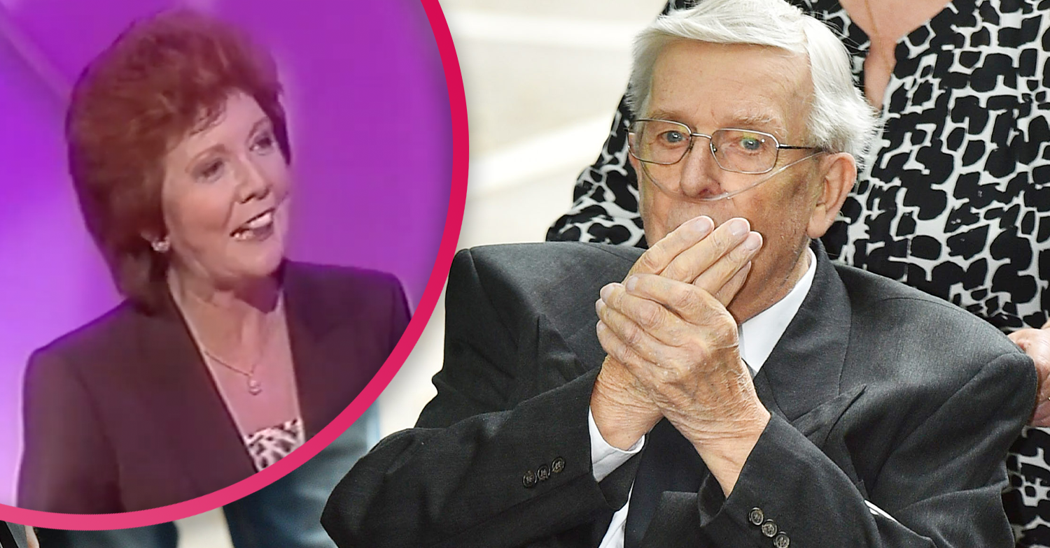 Cilla Black and Our Graham in a wheelchair