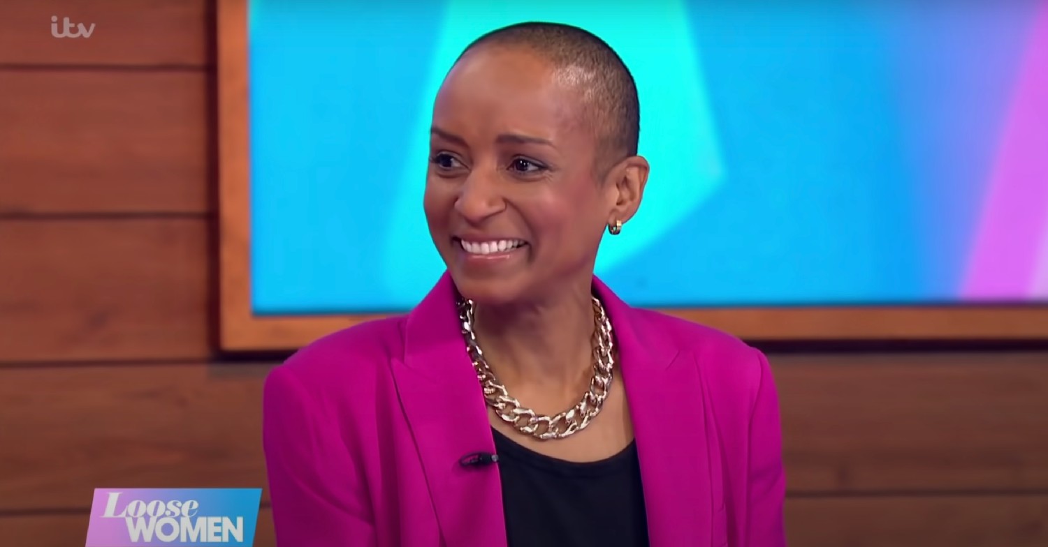 Adele Roberts smiling on Loose Women
