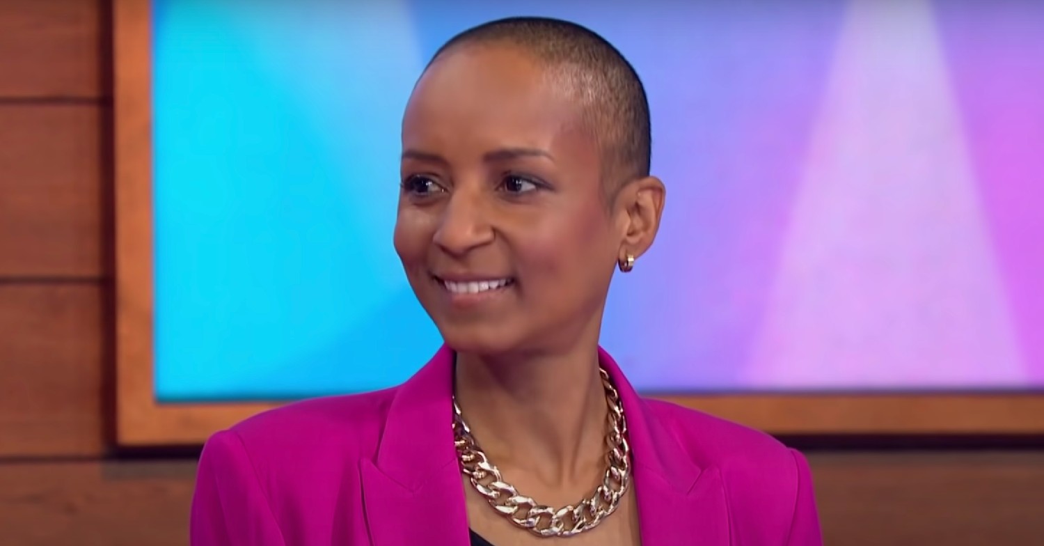 Adele Roberts smiling on Loose Women