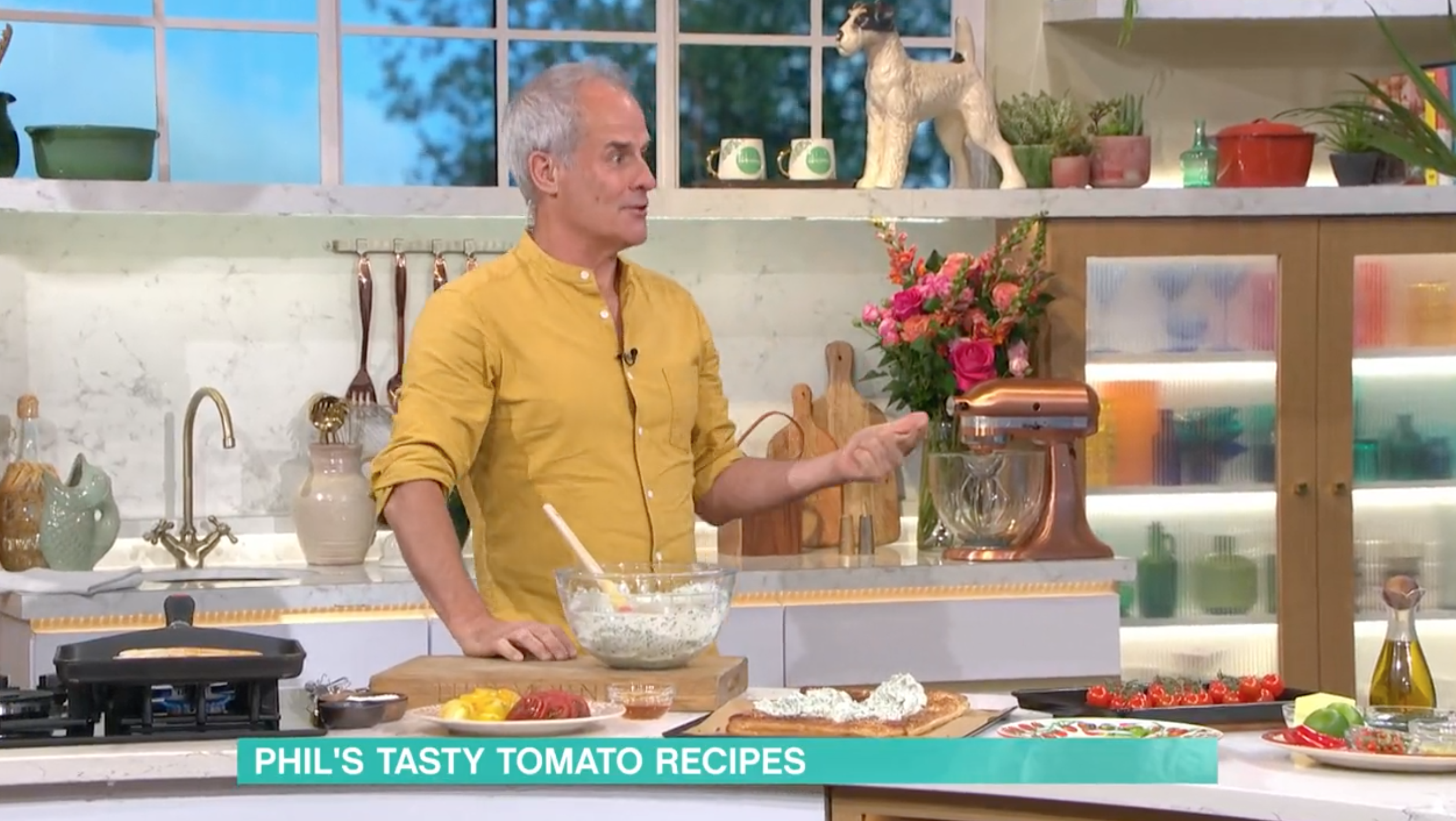 Phil Vickery cooking on This Morning