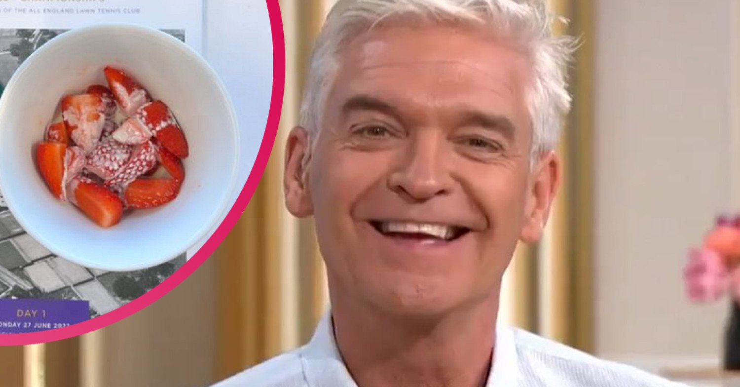 Phillip Schofield smiling on This Morning
