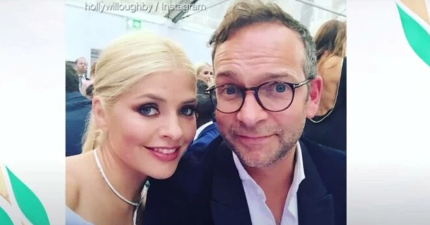 Holly Willoughby and her husband, Dan Baldwin, on This Morning