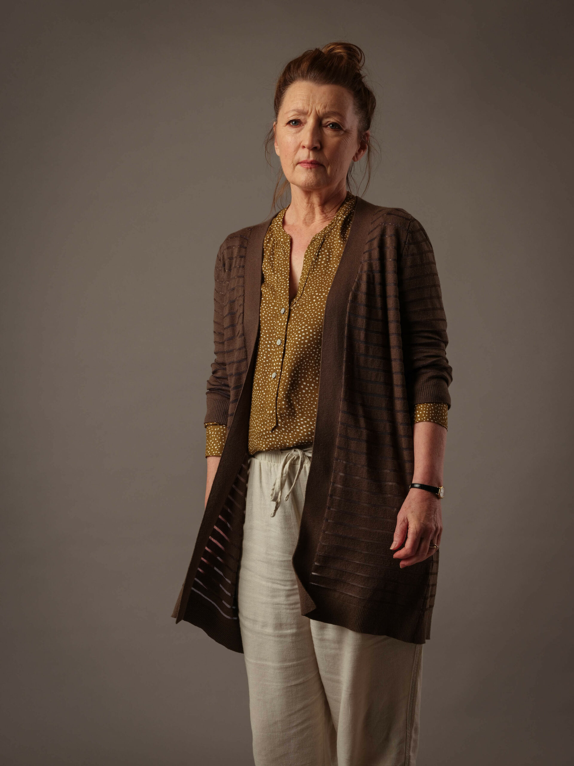 Lesley Manville as Julie Jackson in Sherwood