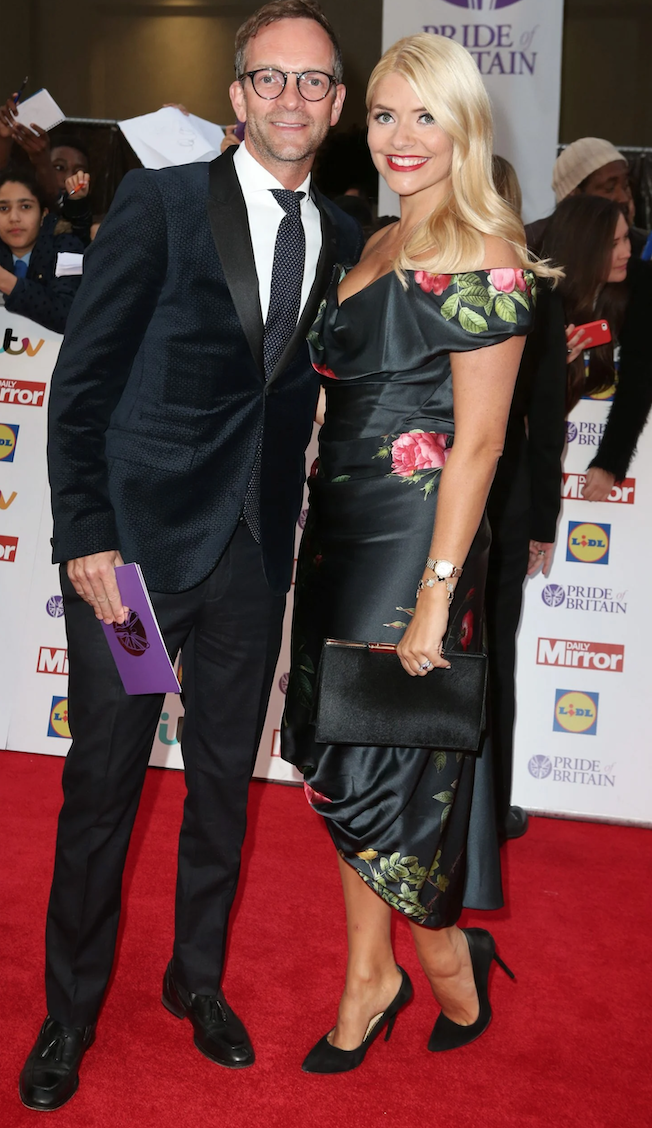 Holly Willoughby and husband Dan on the red carpet