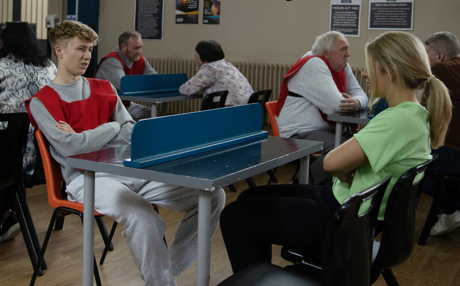 Emmerdale Noah is surprised to see Amelia in the prison visiting room