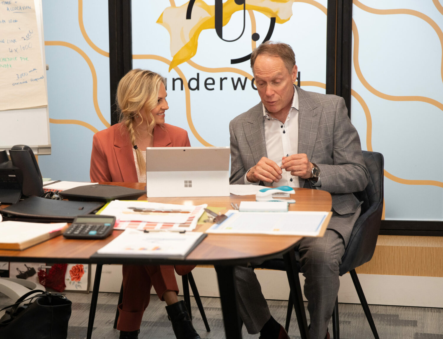 Corrie Sarahis impressed with Stephen's business advice