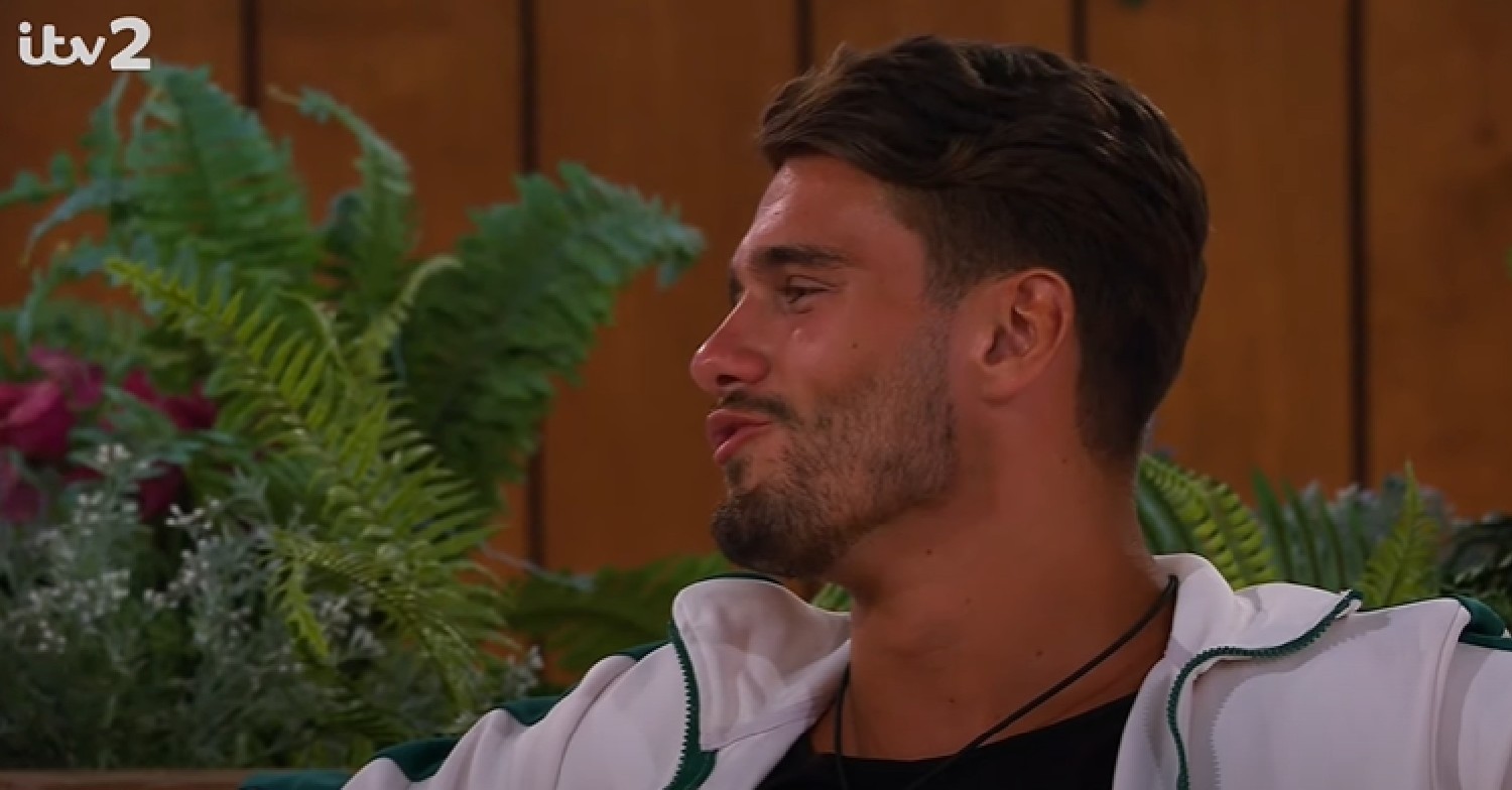 Jacques pulling a face on Love Island