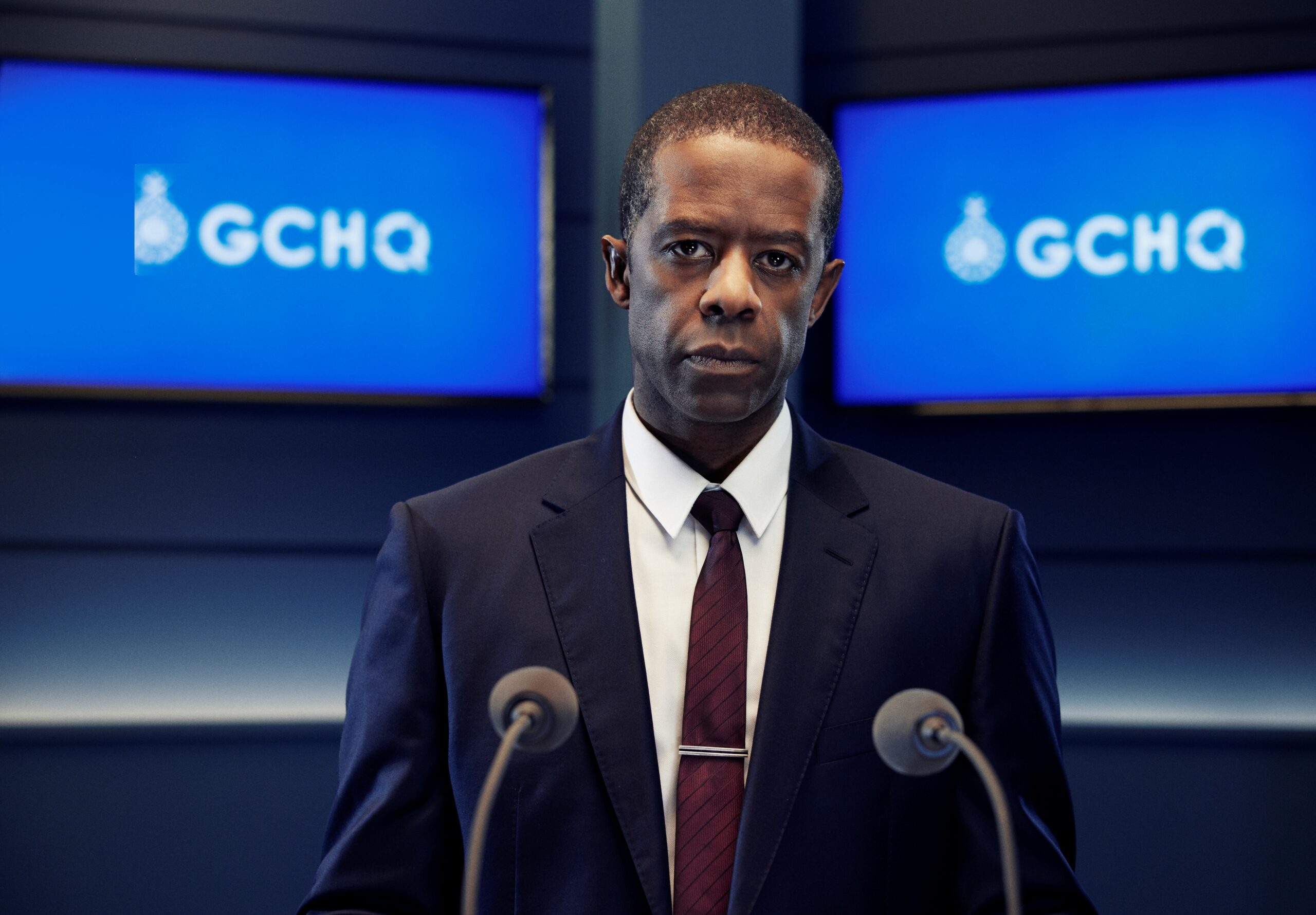 Adrian Lester as Andrew Makinde in the Undeclared War
