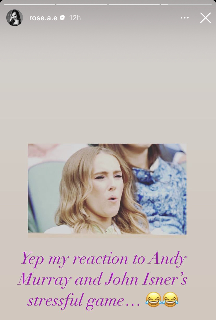 Strictly star Rose-Ayling Ellis shares photo from Wimbledon