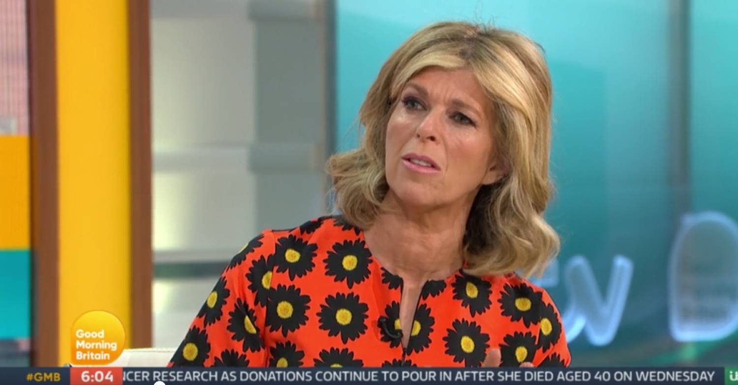 The ticker on GMB today referring to Deborah James