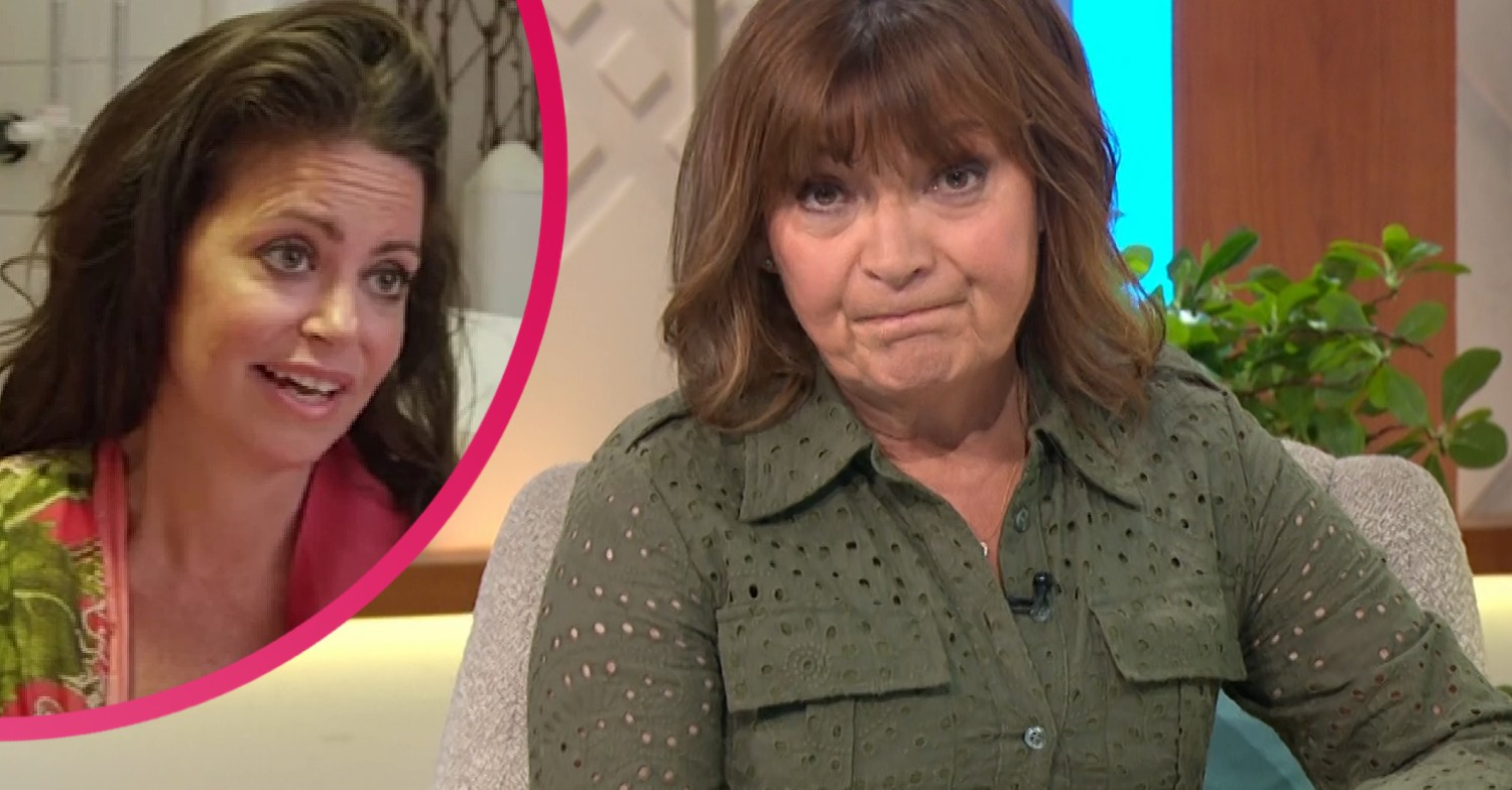 Lorraine Kelly on her ITV show and Deborah James