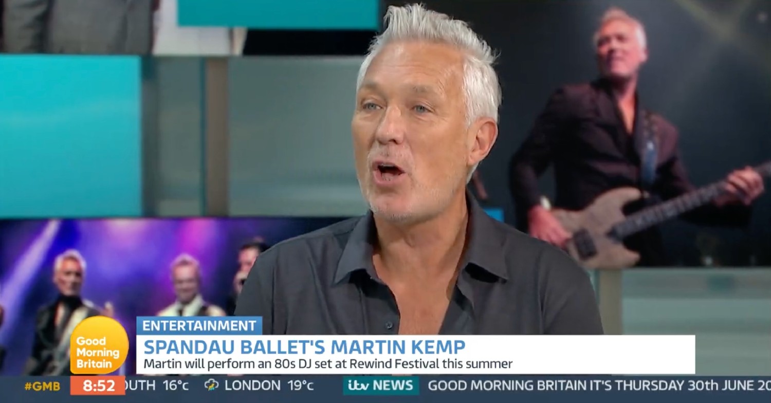 Martin Kemp on GMB today