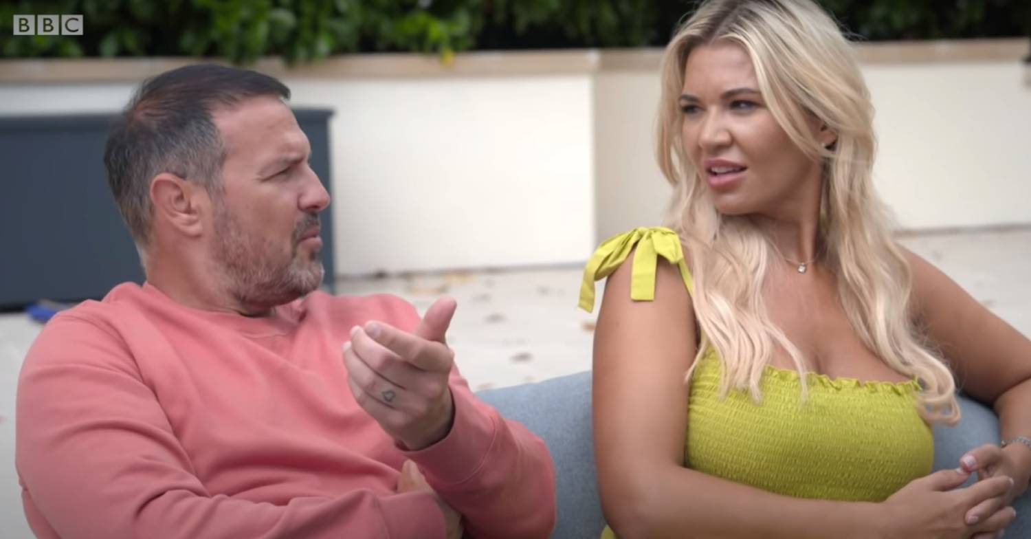 Paddy McGuinness and wife Christine turn to one another