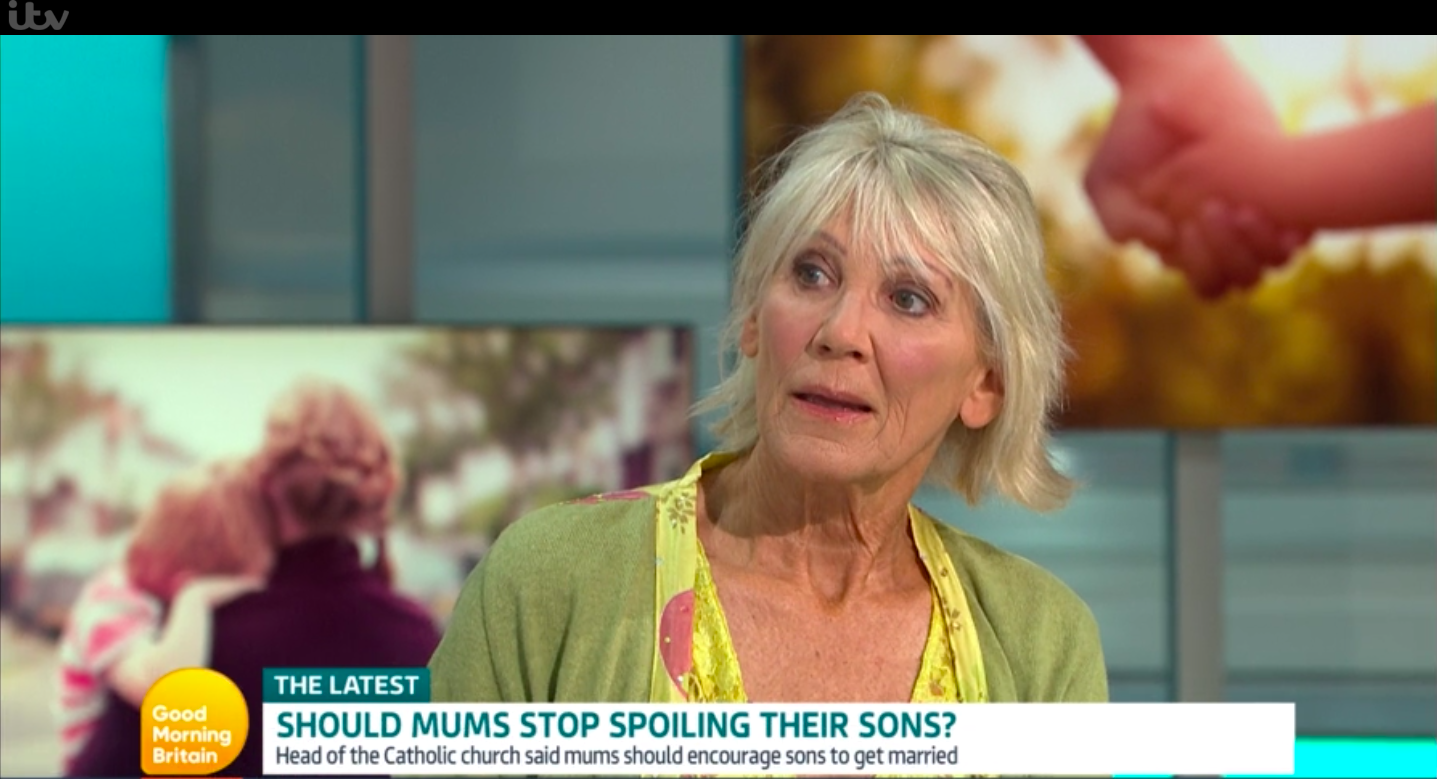 Ingrid Tarrant speaking on GMB