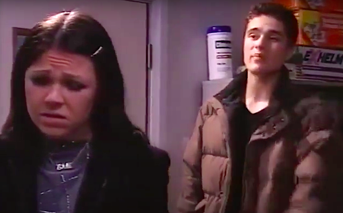 Scott and Kelly Windsor look worried in Emmerdale