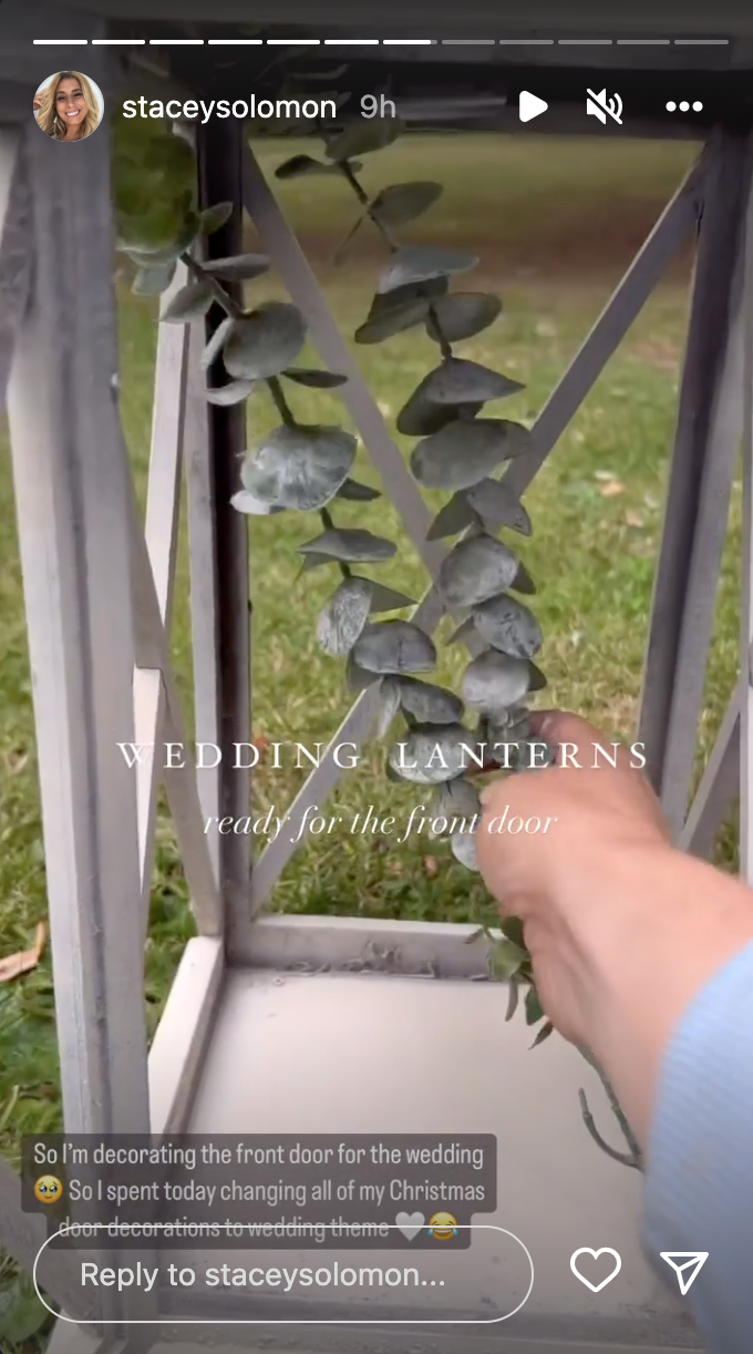 Stacey has been getting crafty on Instagram (Credit: Instagram Stories)