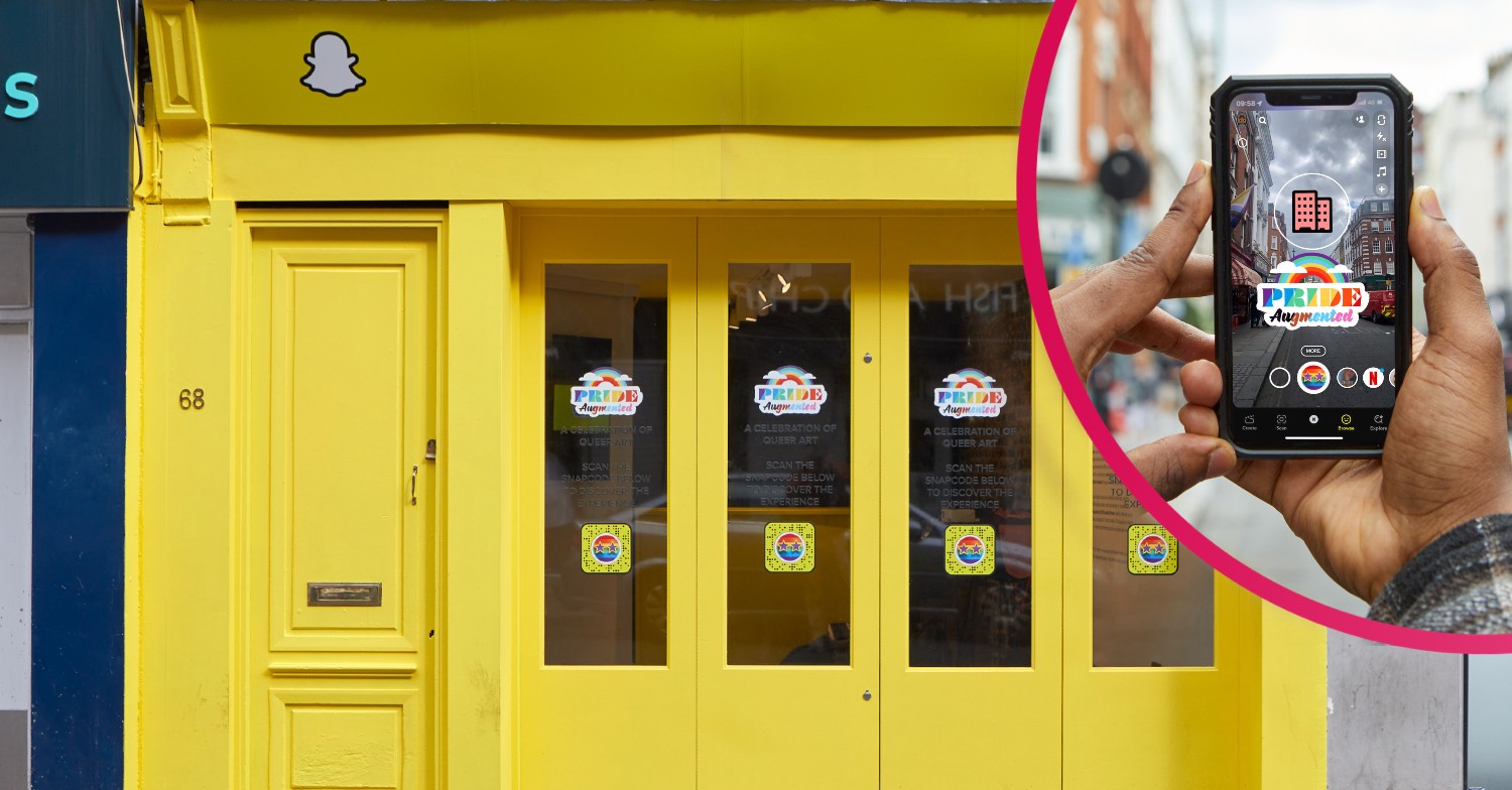 Snapchat's new AR Art exhibition for Pride month