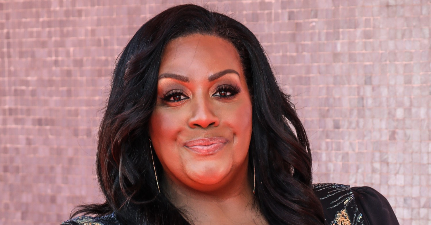 Alison Hammond smiling at the BAFTAs