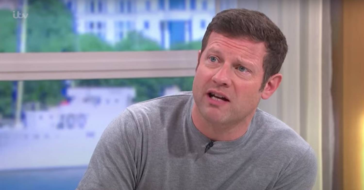 This Morning host Dermot O'Leary looks shocked
