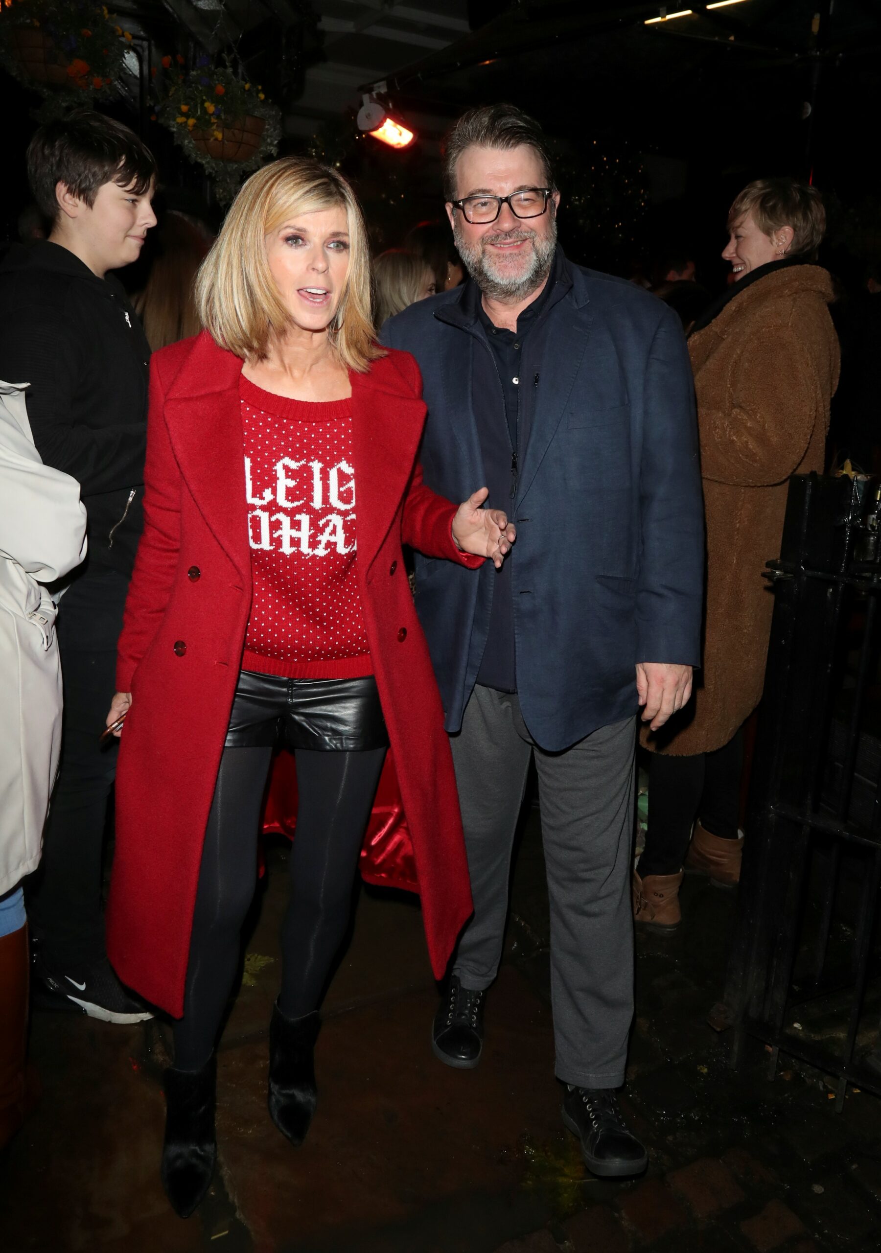 Kate Garraway and her husband Derek Draper on night out