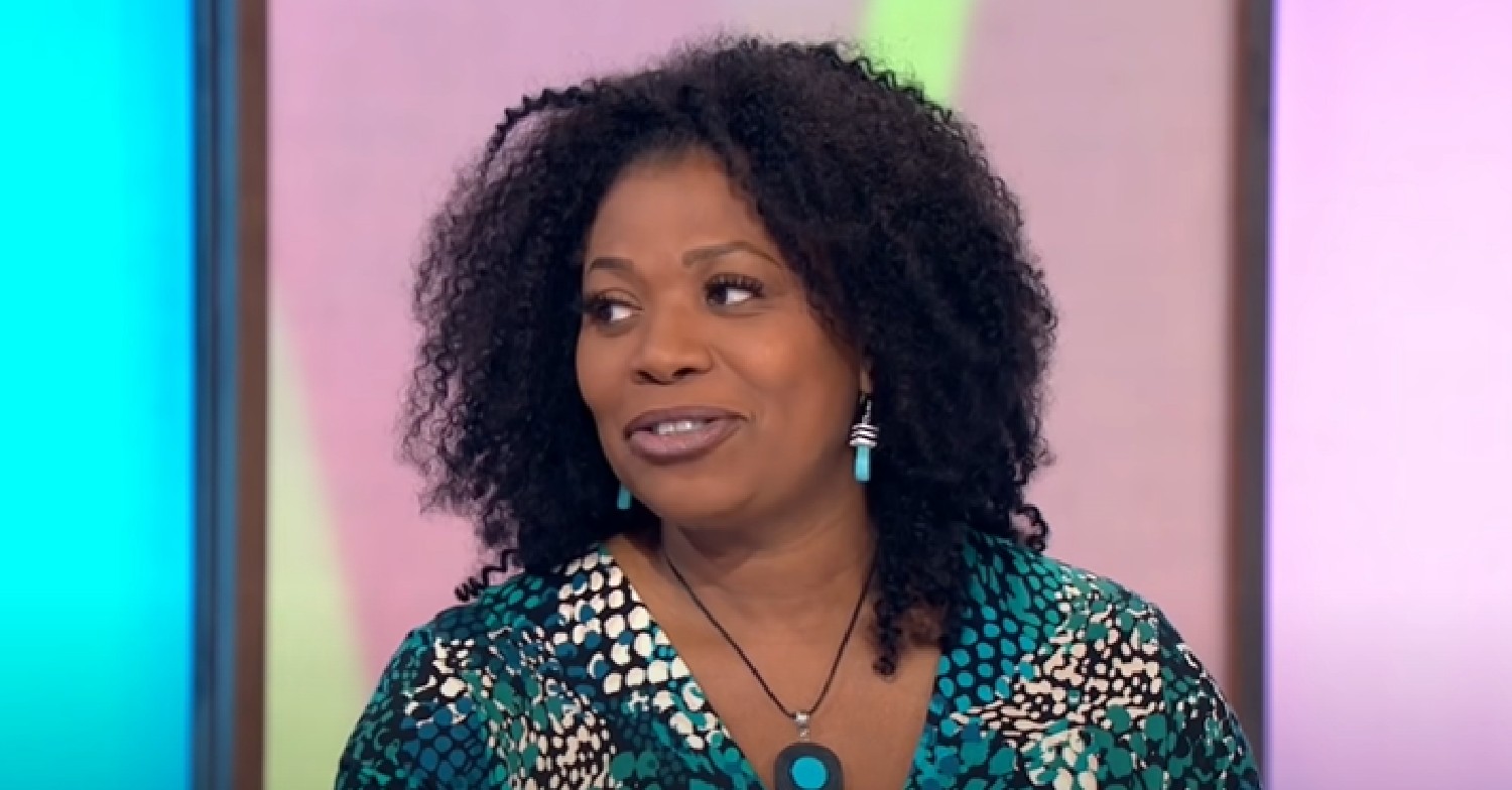 Brenda Edwards smiling on Loose Women