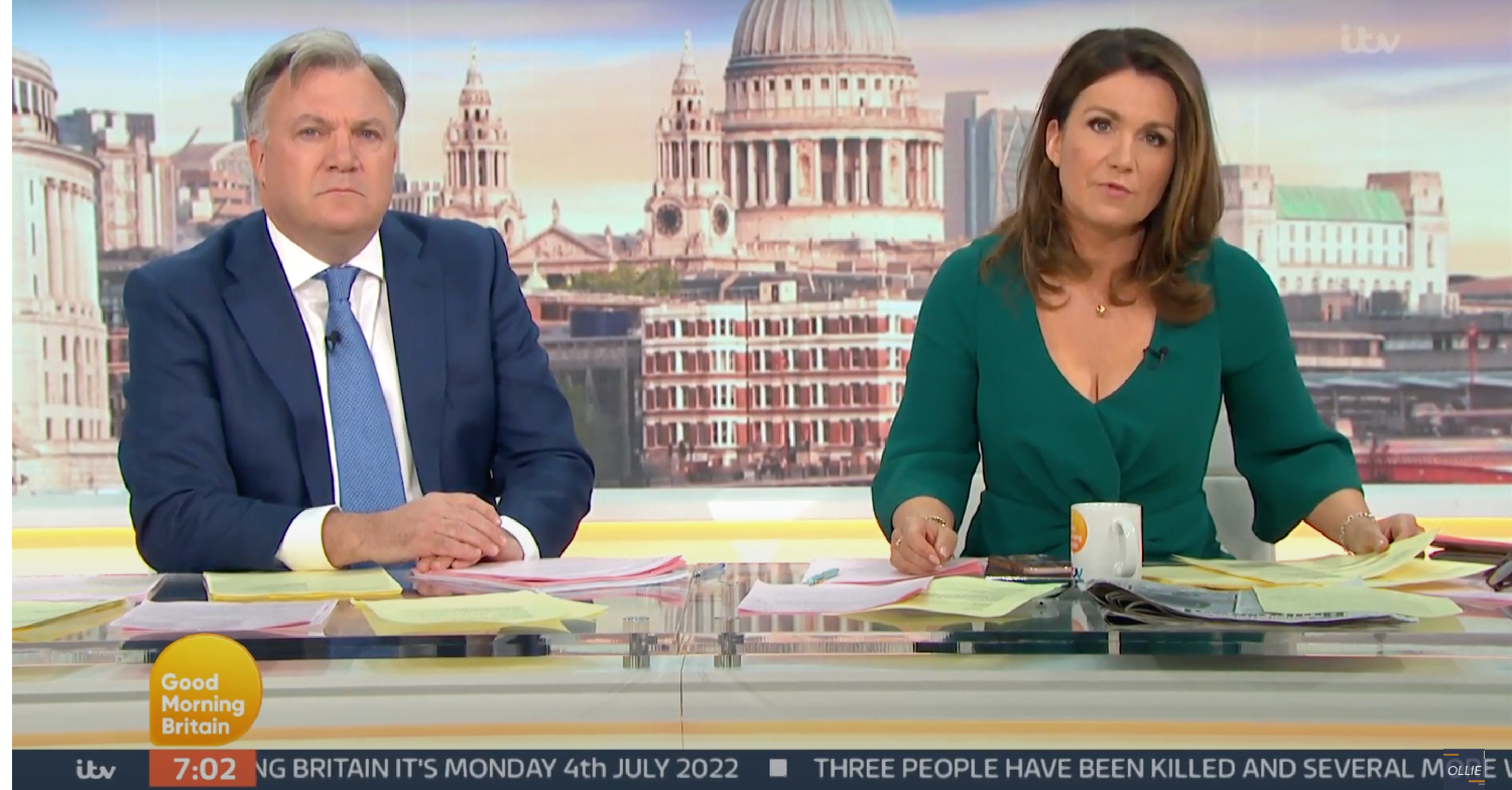 Ed Balls and Susanna Reid on GMB today