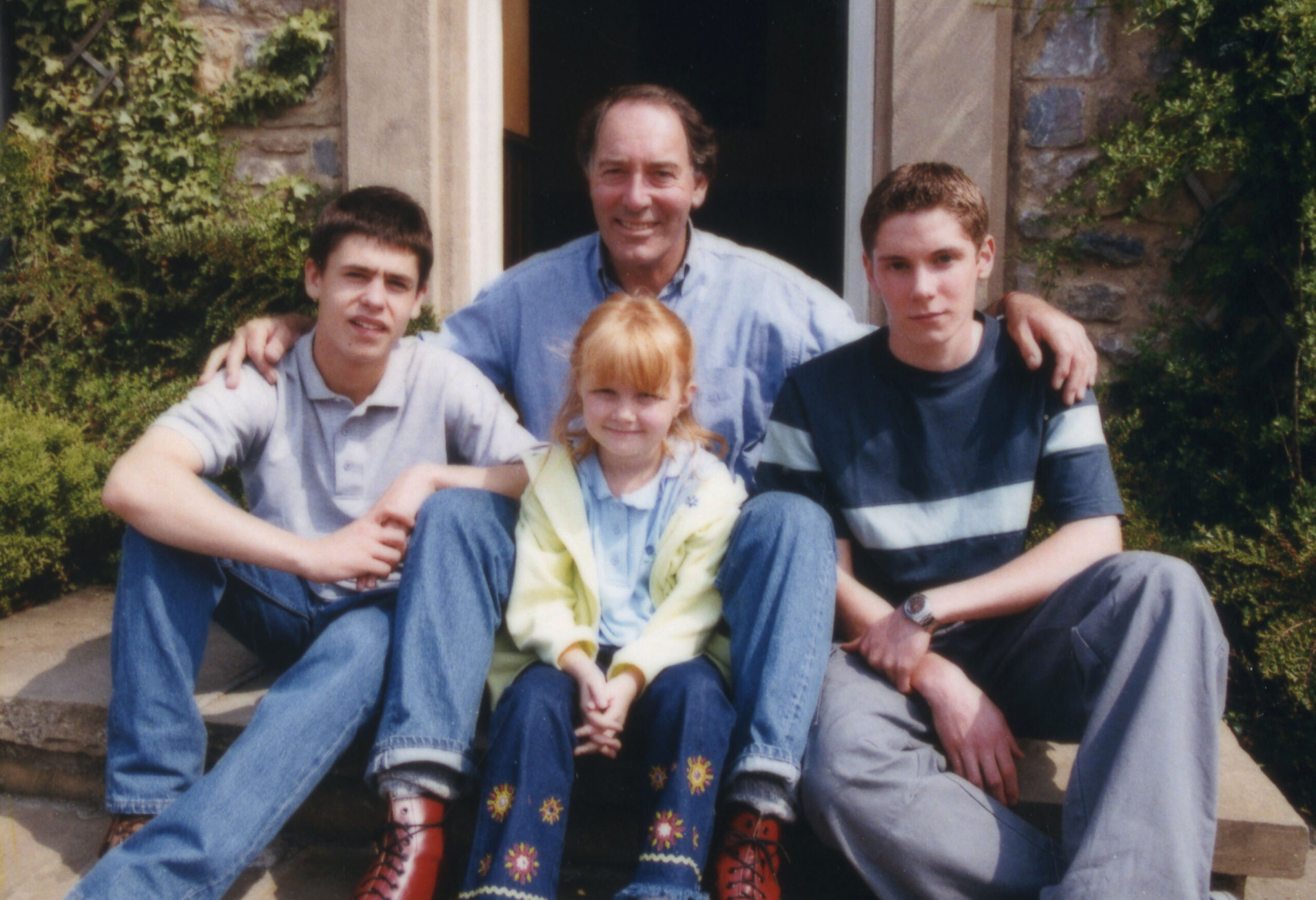 Andy, Robert, Victoria Sugden with their dad