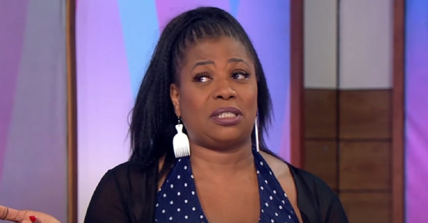 Brenda Edwards looking unimpressed on Loose Women