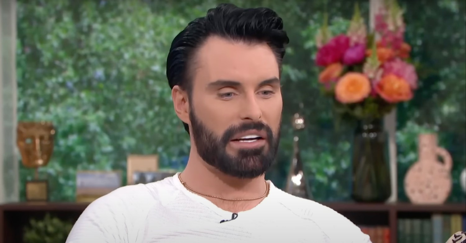 Rylan Clark speaking on This Morning