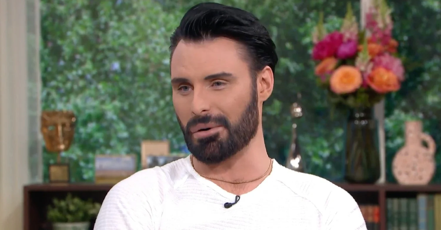 Rylan Clark speaking on This Morning