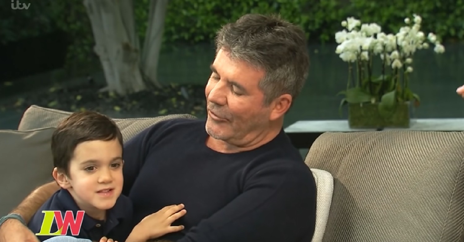 Simon Cowell hugs son Eric on Loose Women