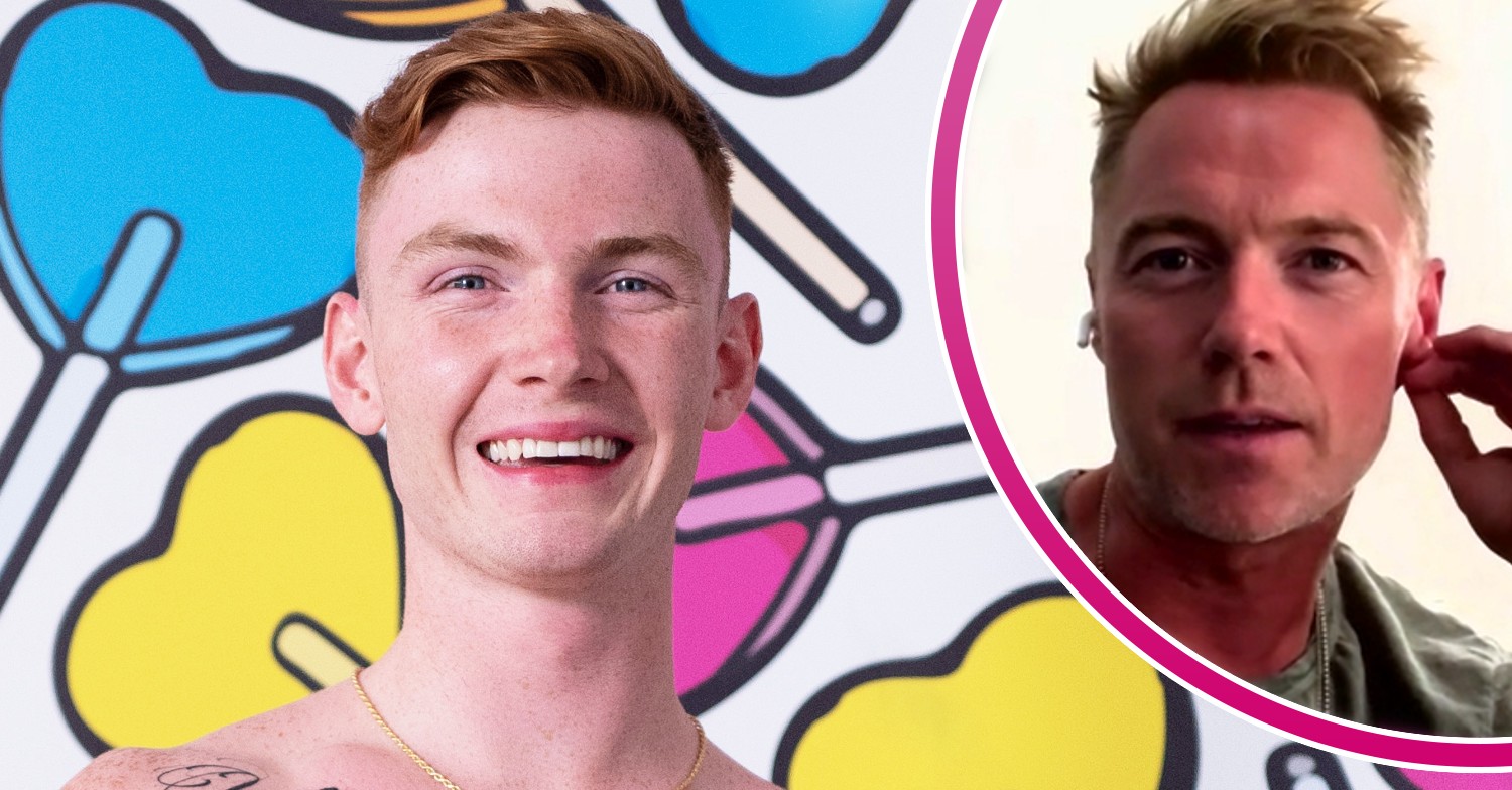 Ronan Keating and son Jack on Love Island