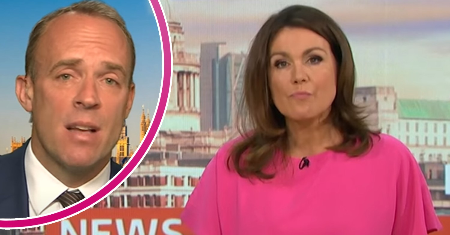 Susanna Reid and Dominic Raab on GMB today