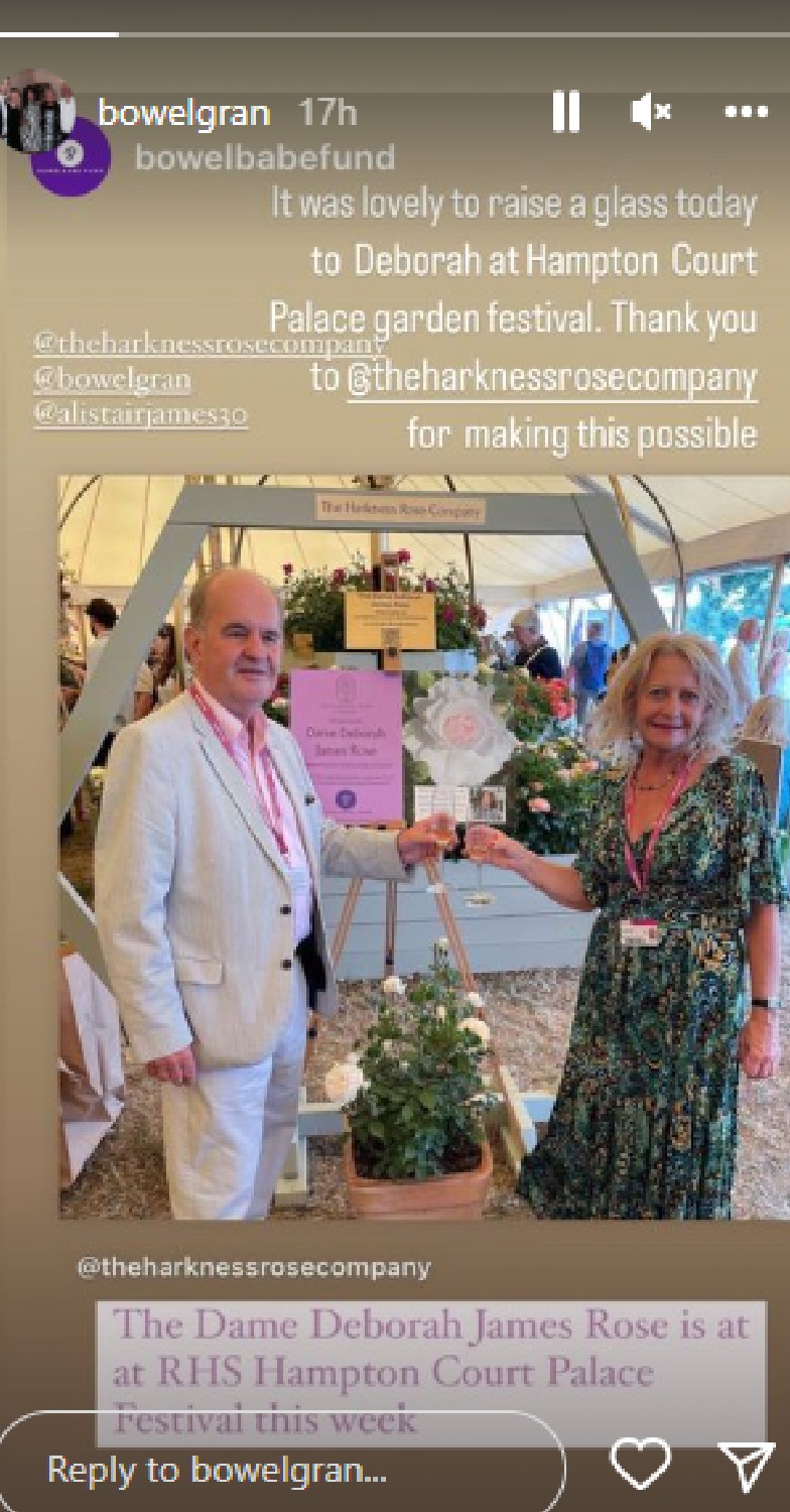 Deborah James parents in Instagram photo