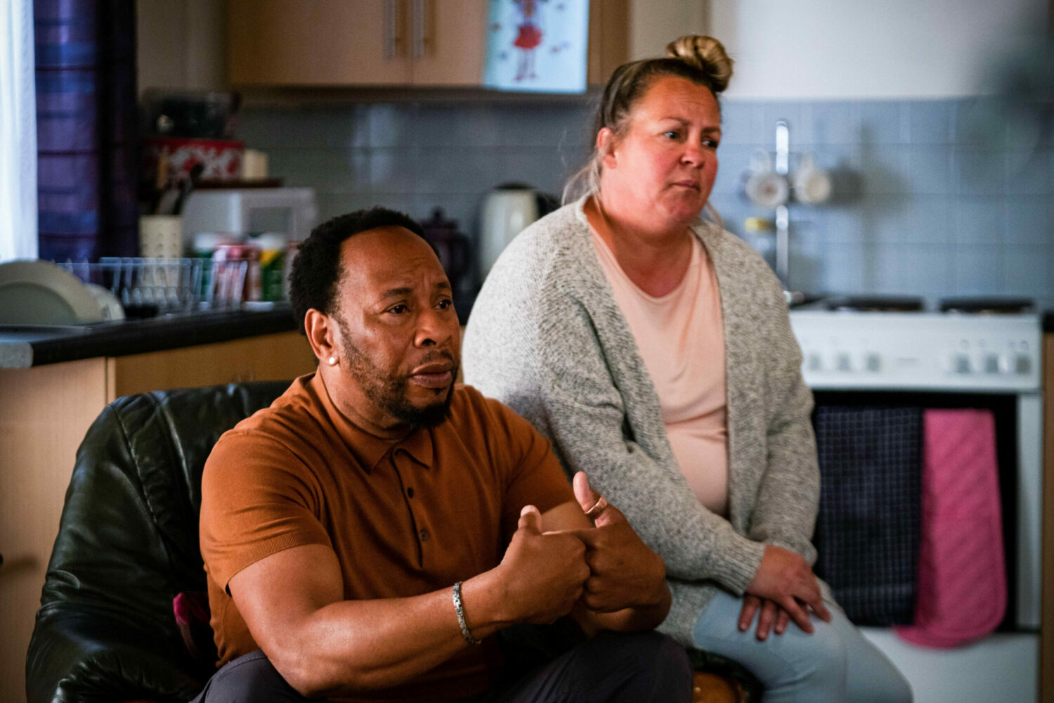 EastEnders upset Mitch and Karen talk to Finlay and Felix