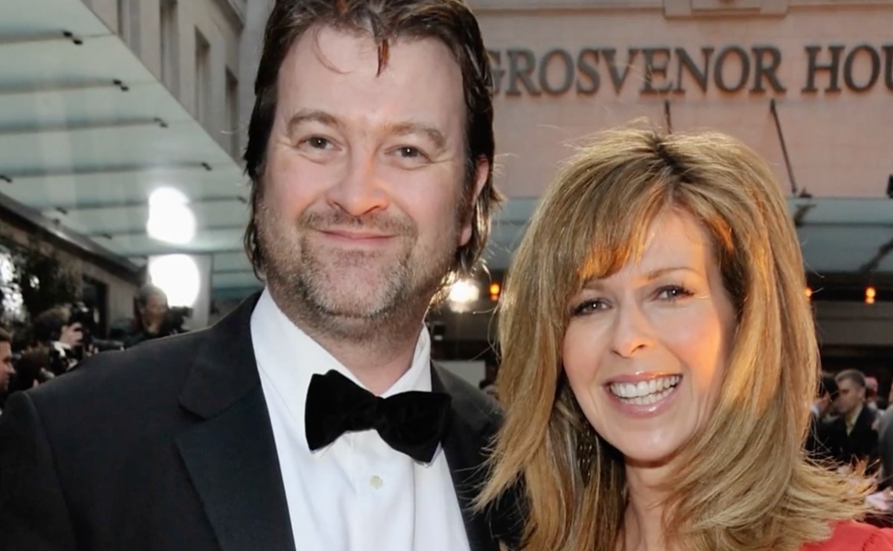 Kate Garraway and Derek Draper smiling before his illness