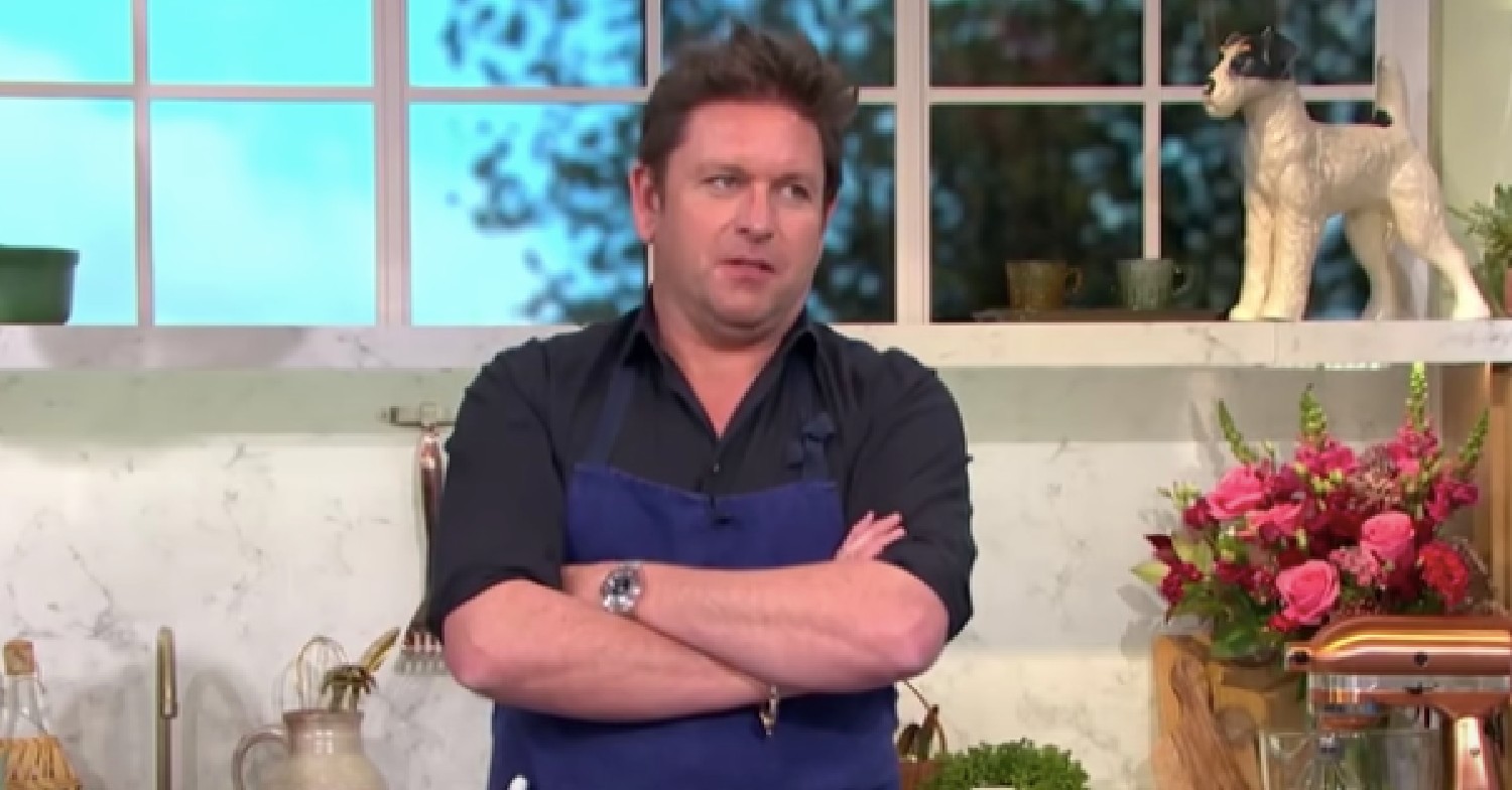James Martin with his arms folded