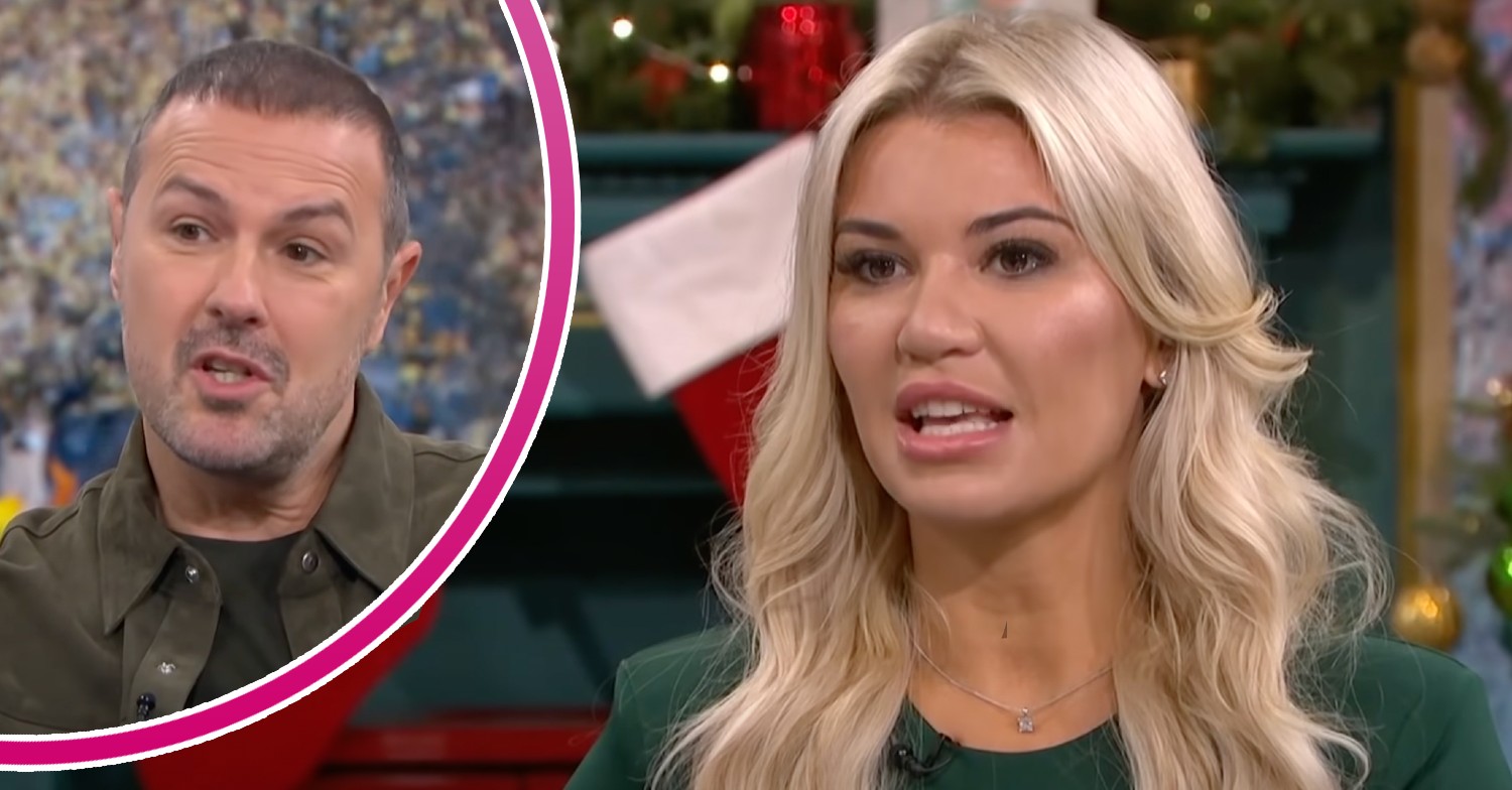 Paddy McGuinness speaking on This Morning, Christine McGuinness speaking on This Morning