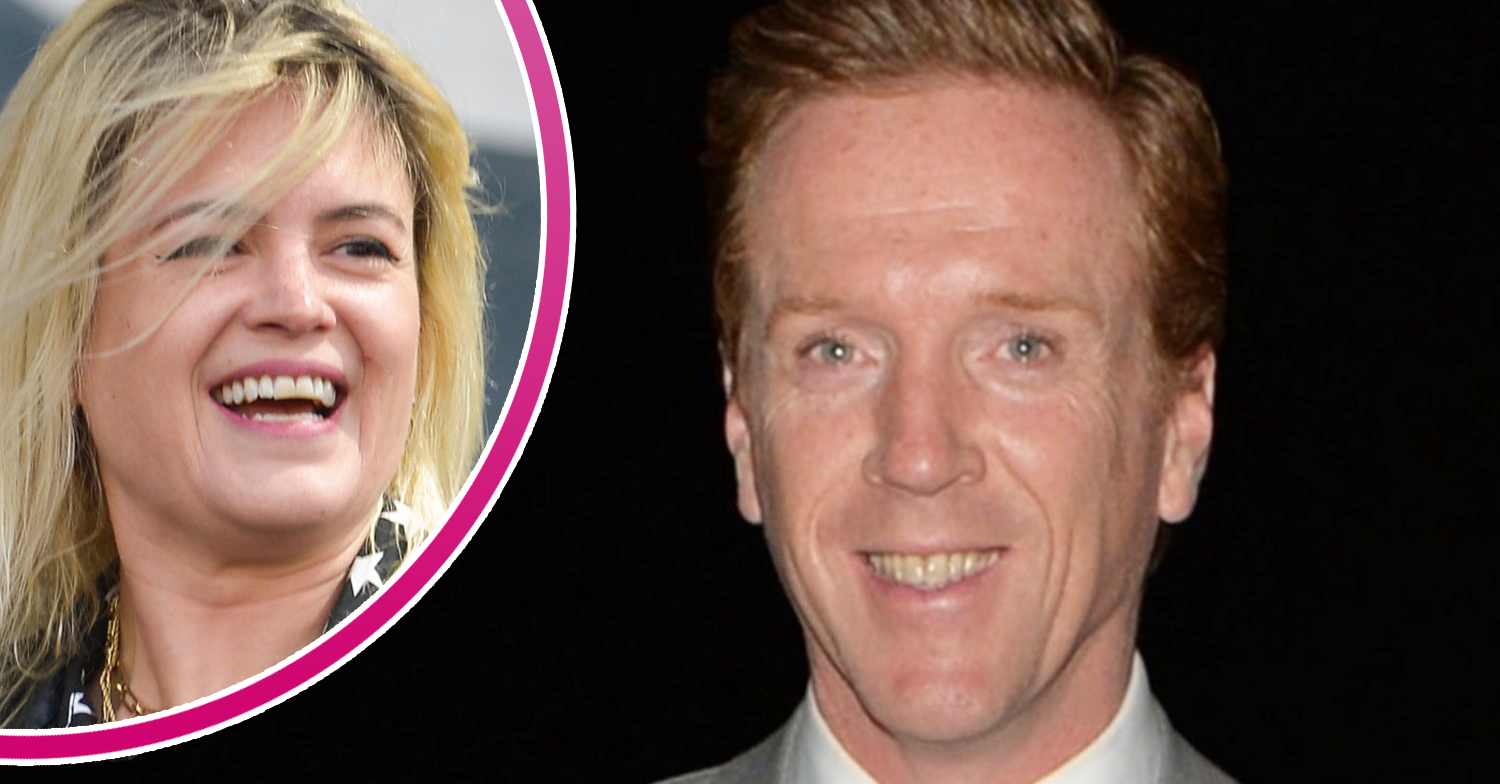 Damian Lewis and Alison Mosshart smiling