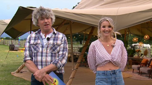 Helen Skelton regretted her choice of top on Summer on the Farm (Channel 5)