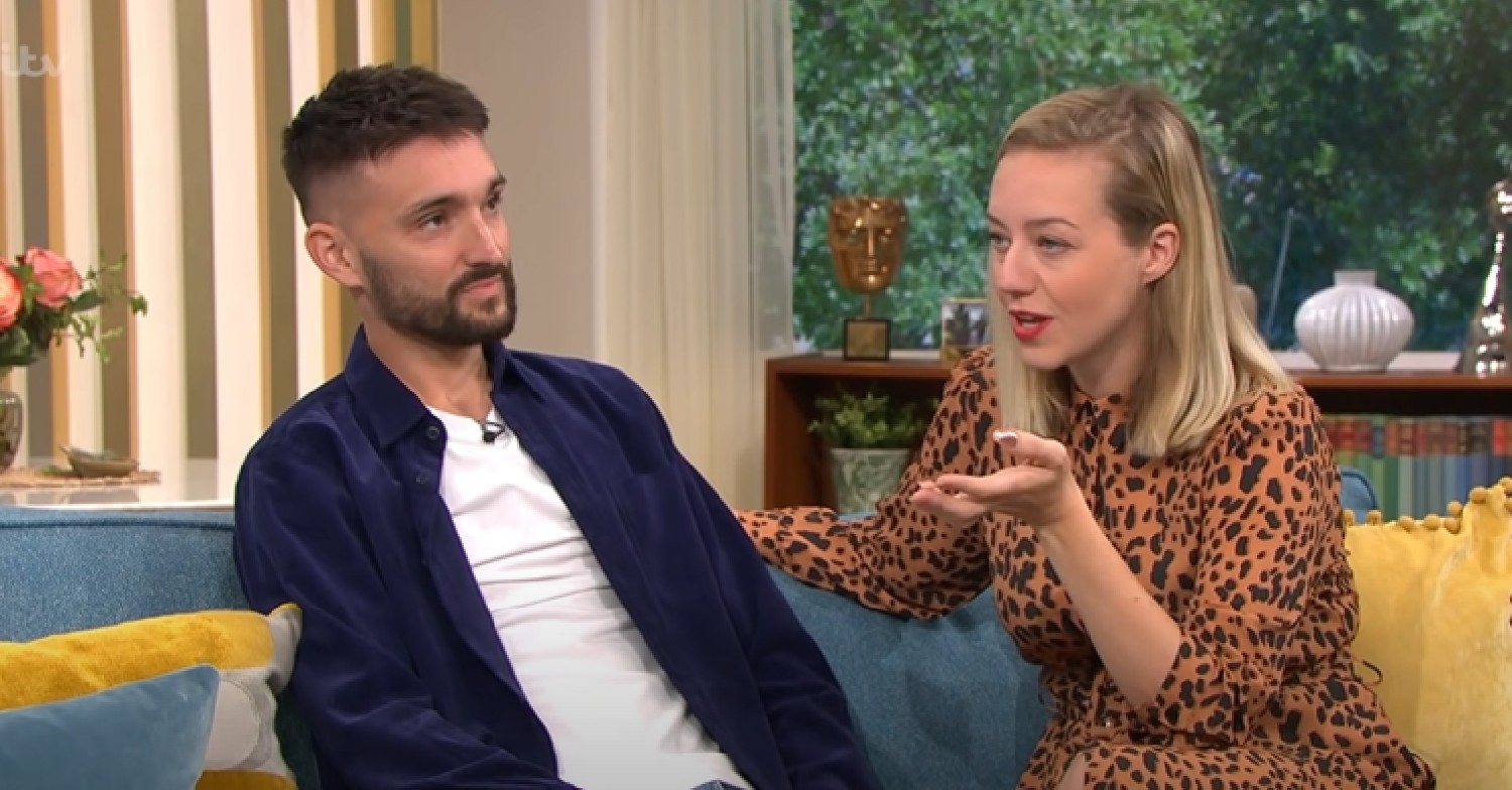 Tom Parker and Kelsey speaking on This Morning