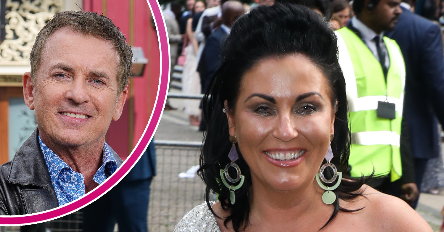 EastEnders stars Shane Richie and Jessie Wallace smiling