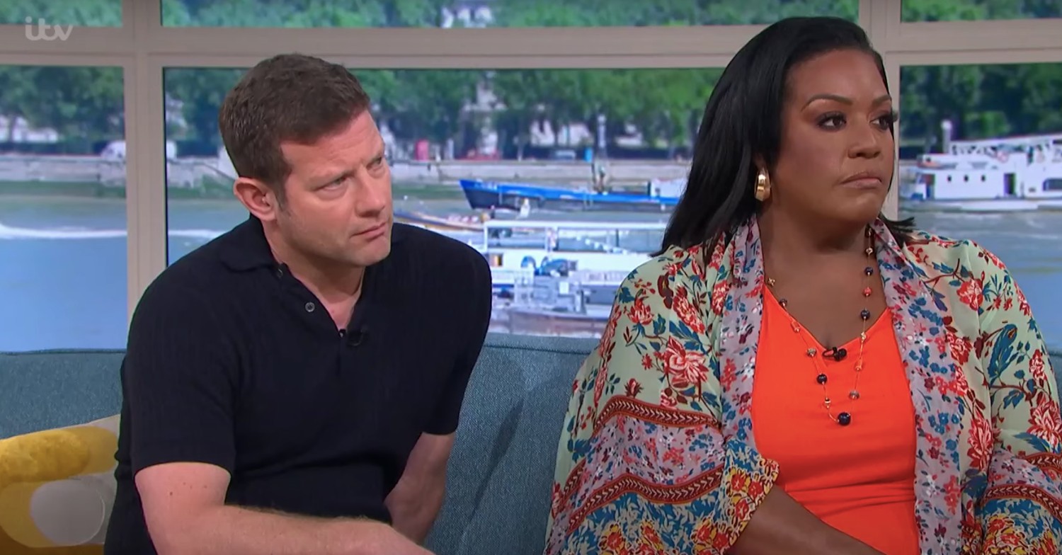 Alison Hammond and Dermot O'Leary hosting This Morning today