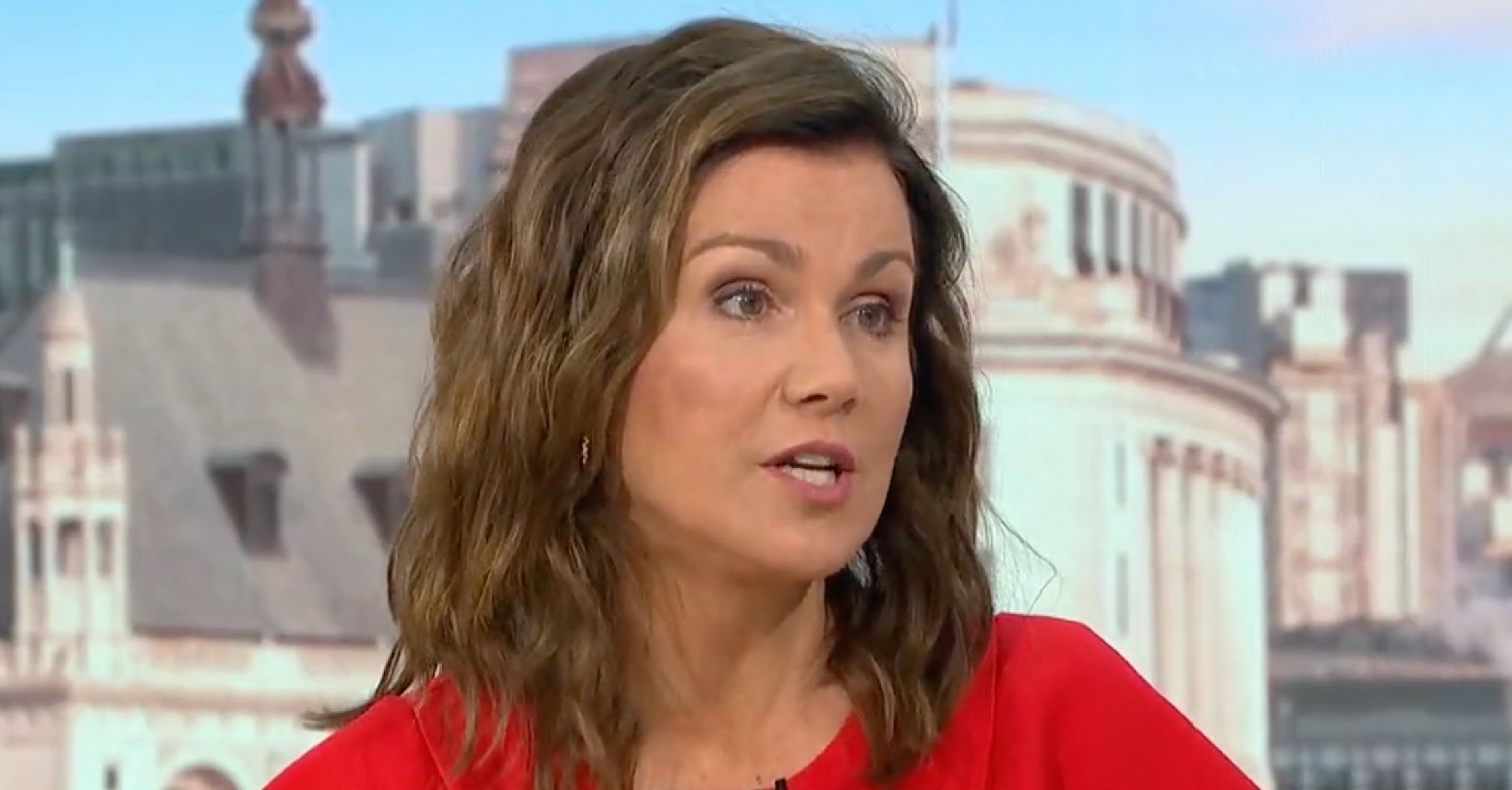 Susanna Reid speaking on GMB today