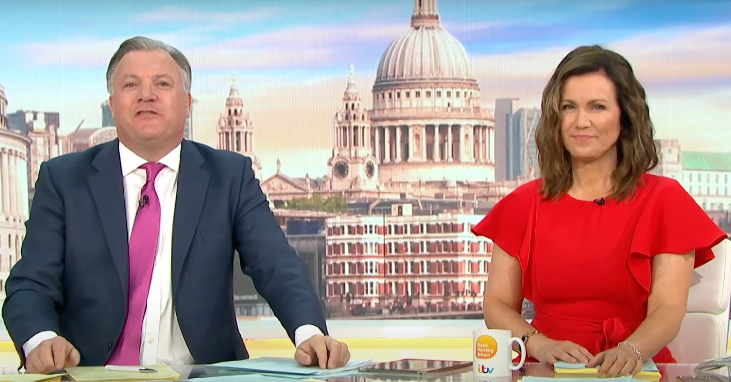 Ed Balls and Susanna Reid on GMB today