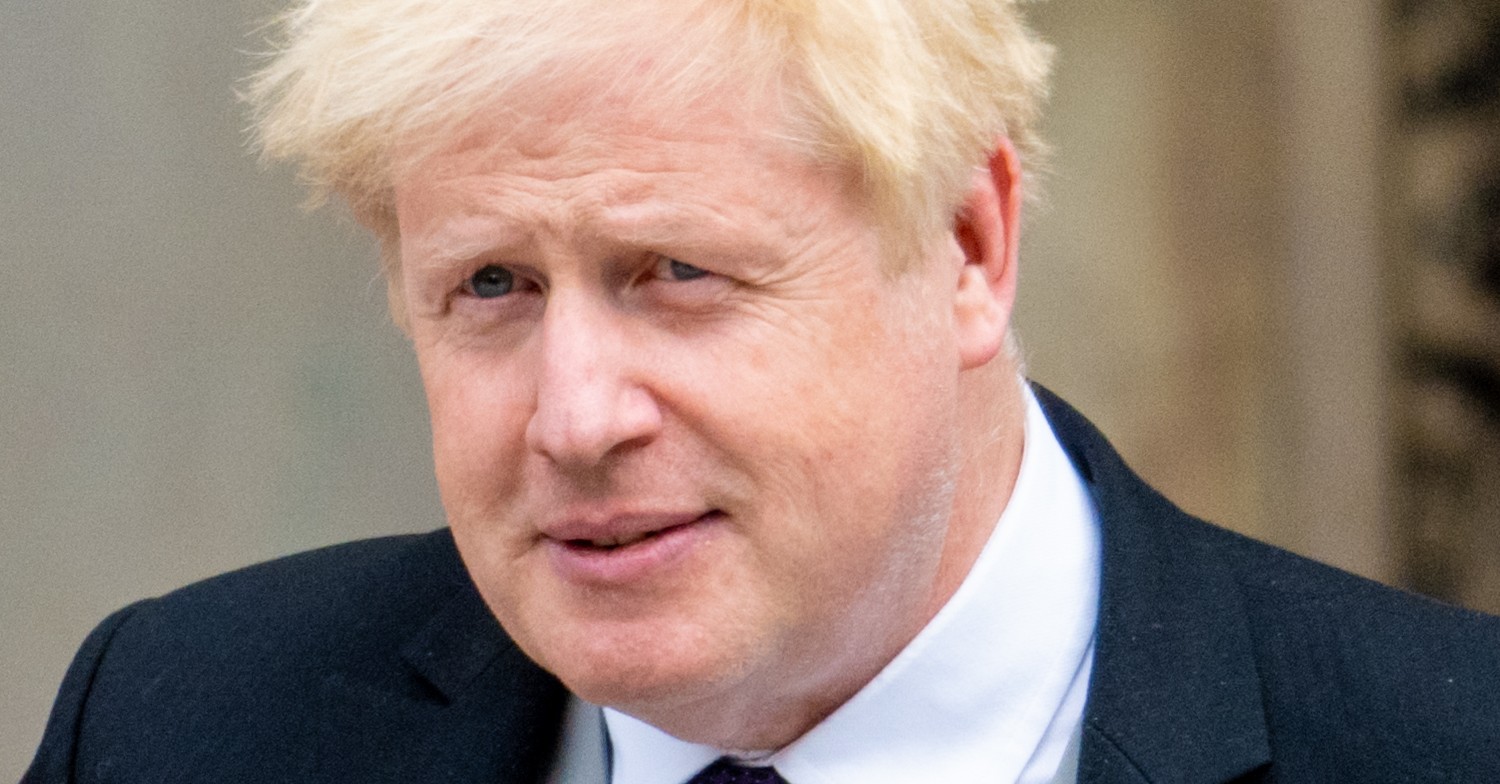Prime Minister of the UK Boris Johnson smiling