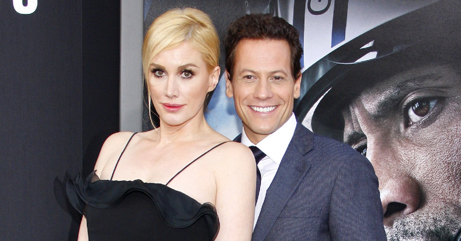 Alice Evans and Ioan Gruffudd pose on red carpet at event
