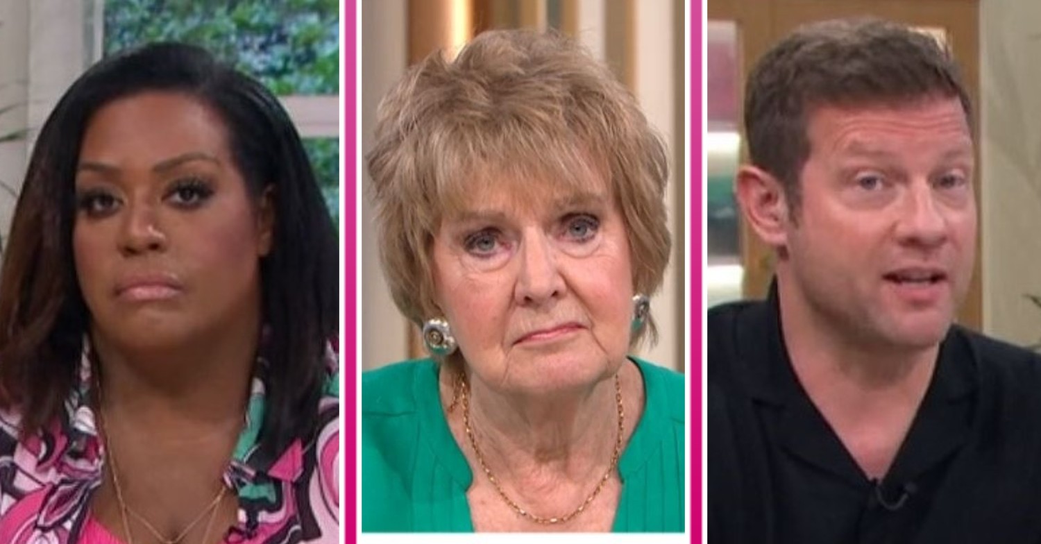 Alison Hammond, Deidre Sanders and Dermot O'Leary look sad on This Morning today