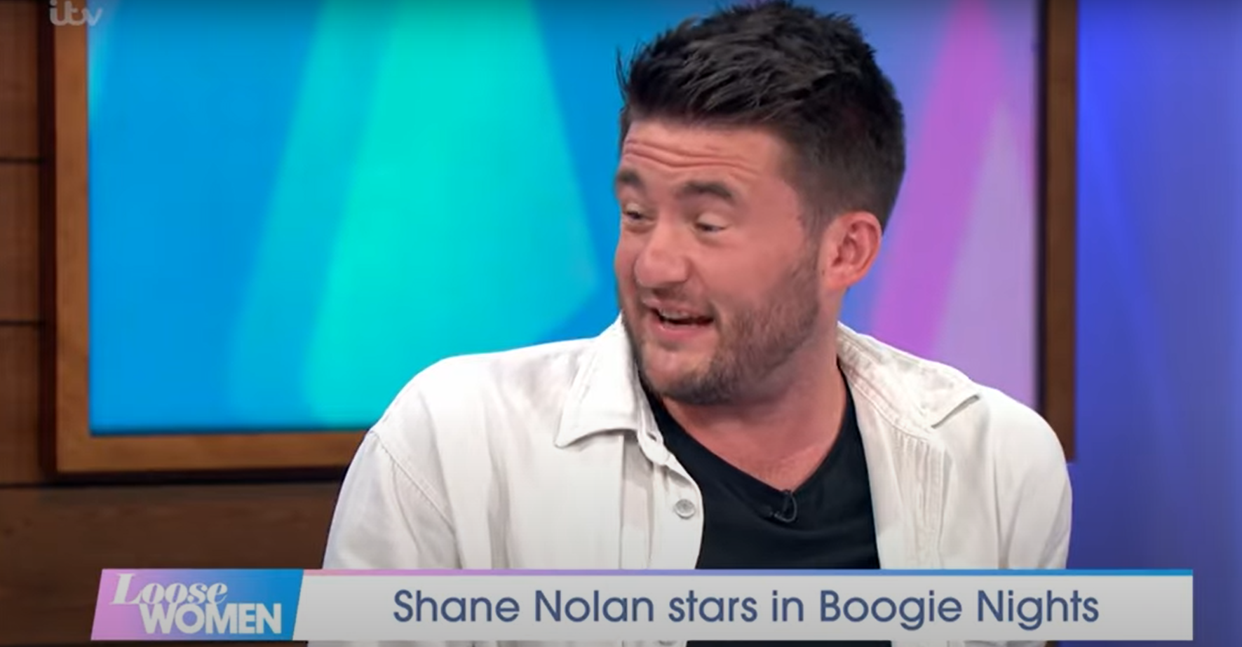 Coleen Nolan and her son, Shane Nolan, on Loose Women