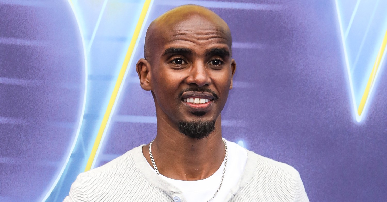 Sir Mo Farah smiling